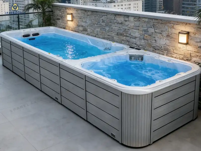 hot tub swim spa combo