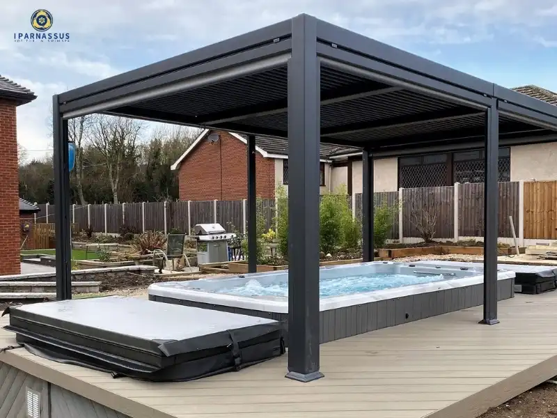 hot tub swim spa combo