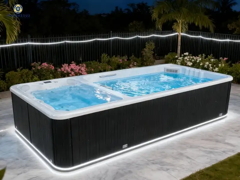 hot tub swim spa combo