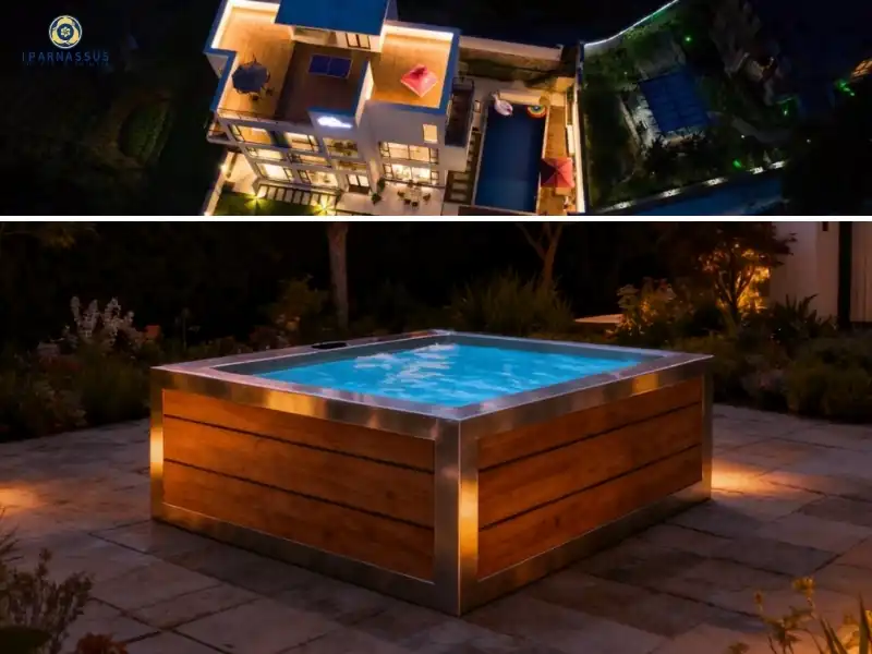 square stainless steel hot tub square stainless steel hot tub
