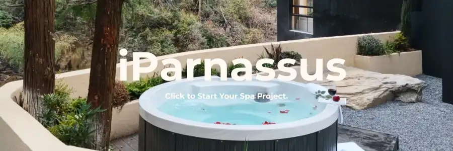 iParnassus 4 person round hot tub