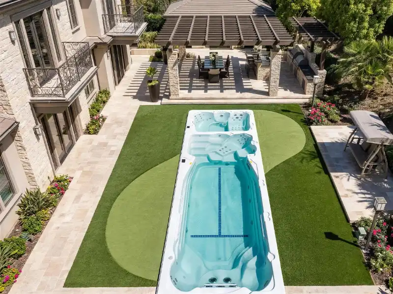 hot tub swim spa combo