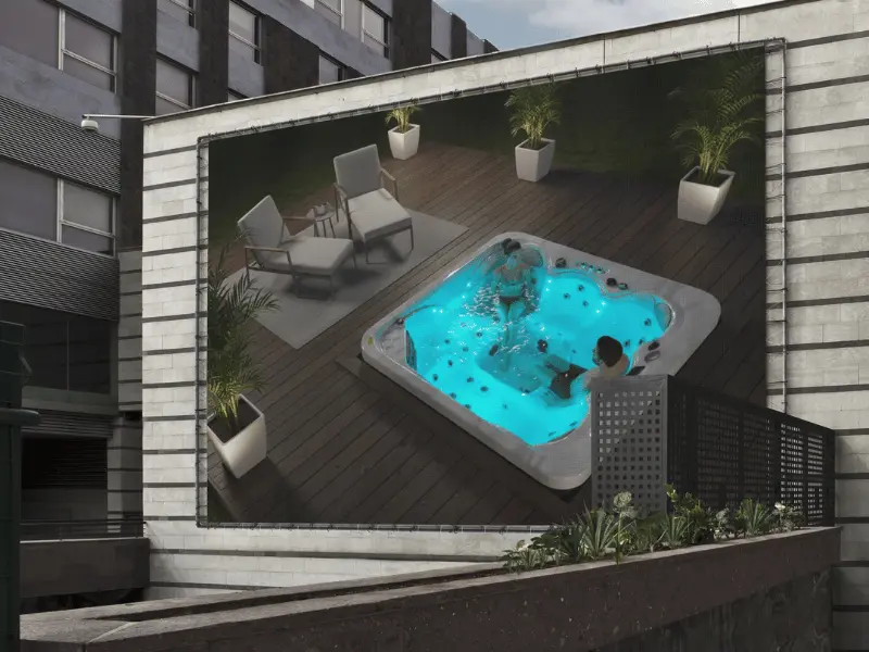 hot tub 4 person