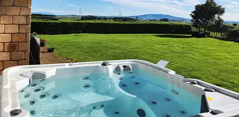 Bañera de hidromasaje del hotel